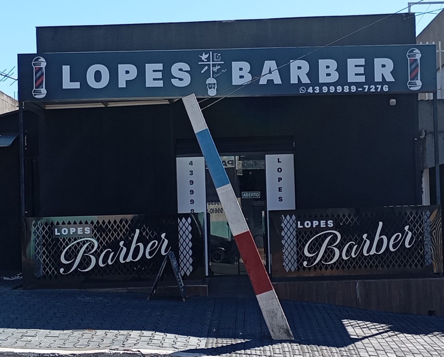 Interior da Barbearia